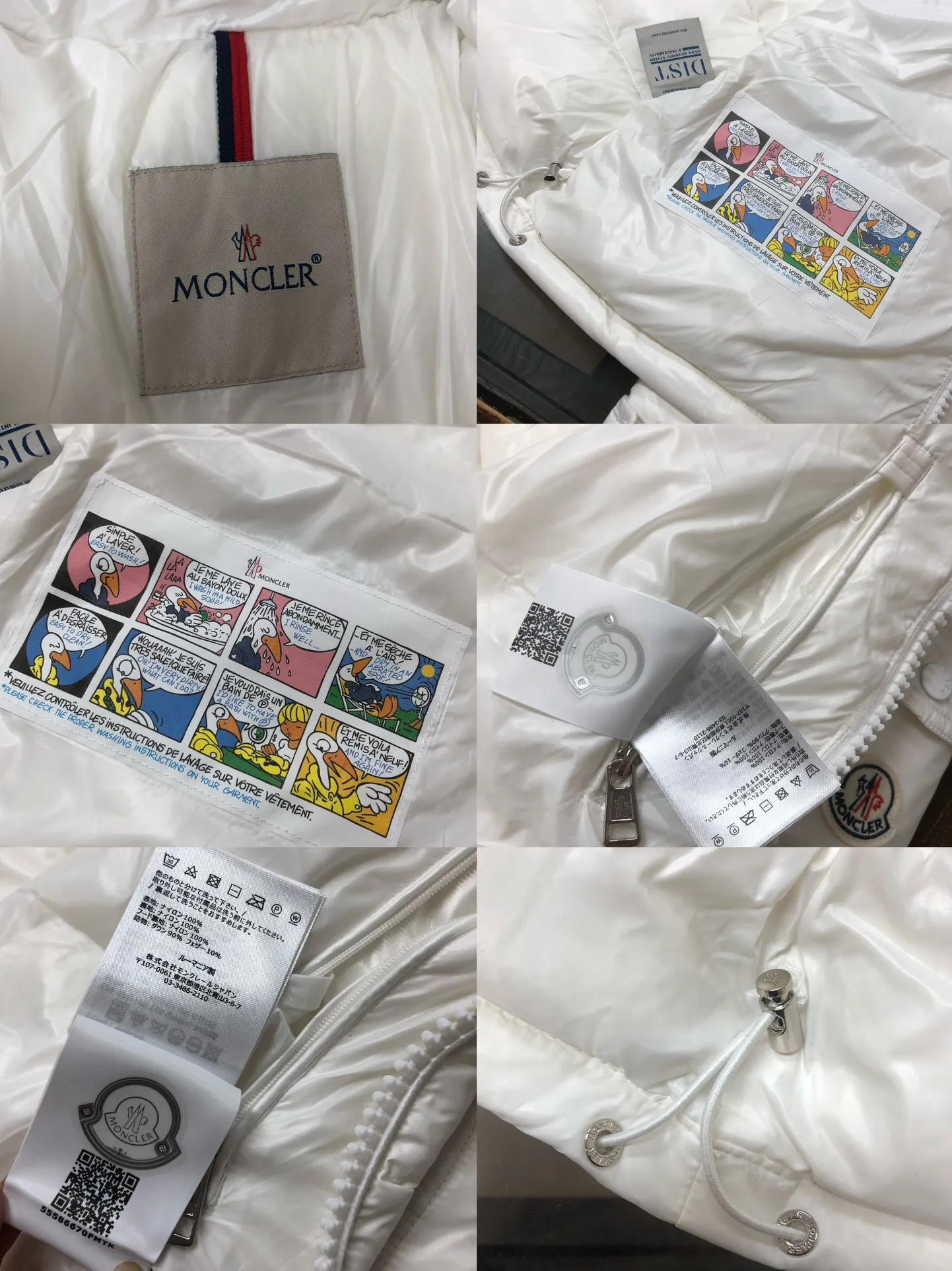 #Moncler/ #MAYA Same Style Classic # ！ ， Moncler 。 Classic ， 、 ， 8 ，Maya Moncler ， 。 ， ， 。 ➖NFC ➖ nylon 。 ➖ ， Authentic Quality。 Size：Classic （ 1-6）Pink（0-3）White（1-5）Gray（1-5） （1-5） （1-6） （1-6）